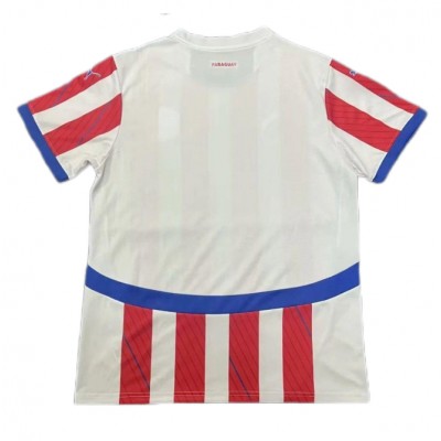 Fotbalové Dres Paraguay Domácí Copa America 2024 Krátký Rukáv Fotbalové Dres Paraguay Domácí Copa America 2024 Krátký Rukáv